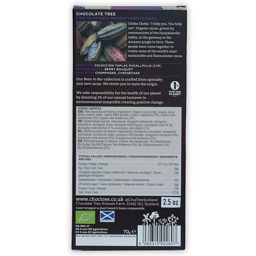 Chocolate Tree Milk w/ Nordic Berries 50%