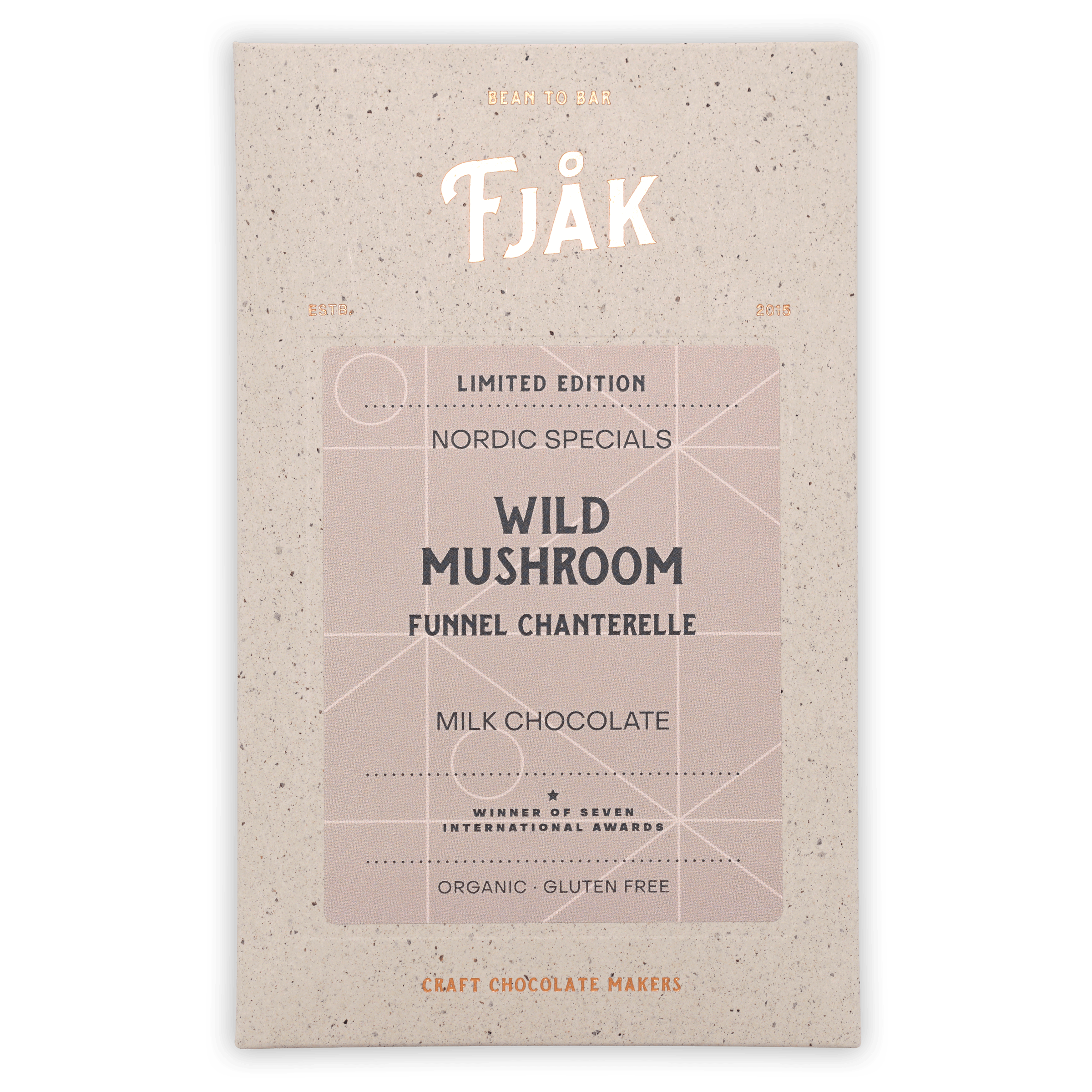 Fjak Milk Chocolate w/ Wild Mushroom (Seasonal)