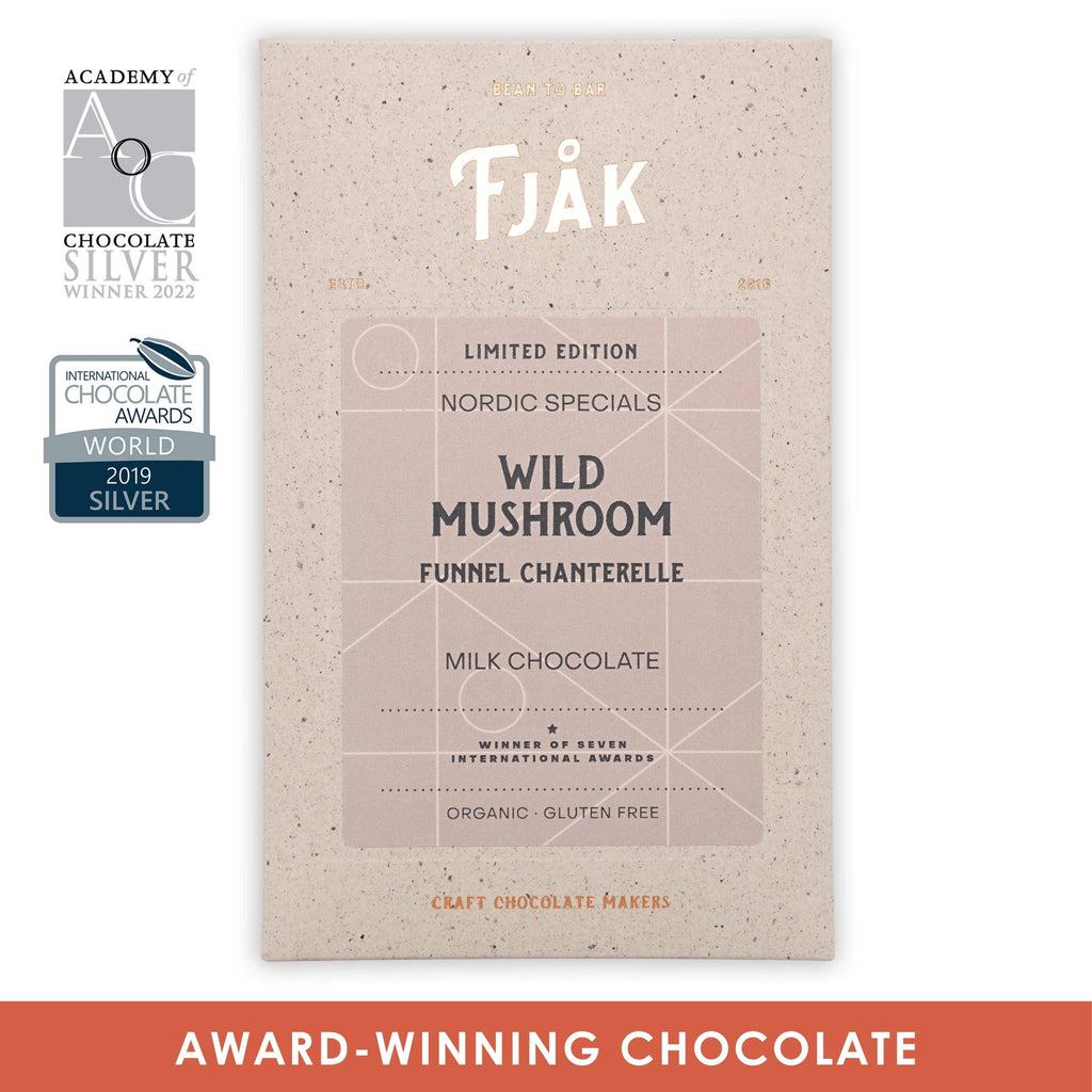 Fjak Milk Chocolate w/ Wild Mushroom (Seasonal)