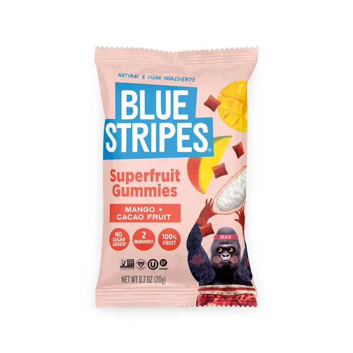 BLUE STRIPES Superfruit Gummies - Mango