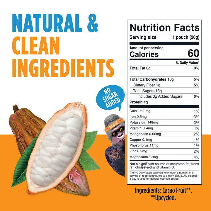 BLUE STRIPES Super Fruit Gummies - Cacao Fruit