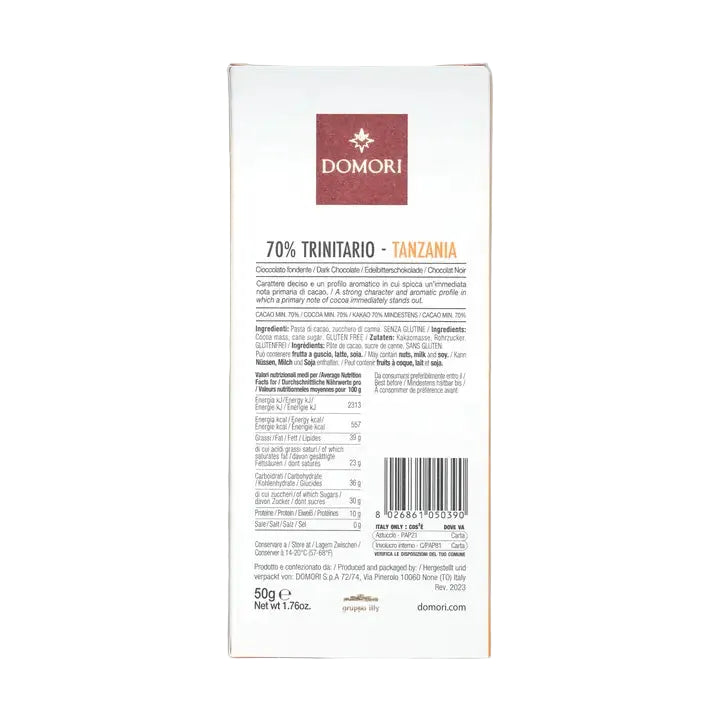DOMORI 70% Trinitario Tanzania