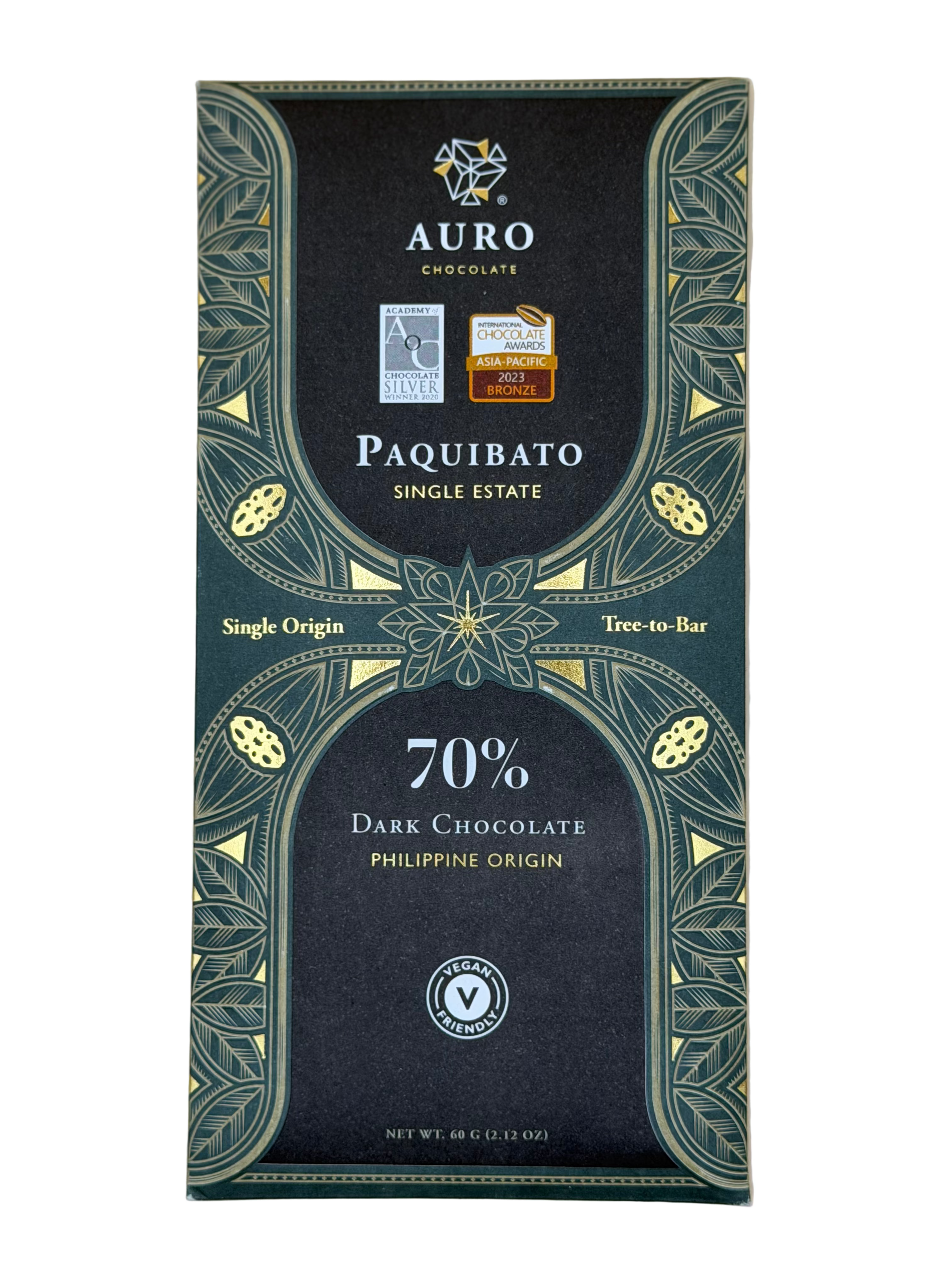 AURO Paquibato 70% Dark Chocolate