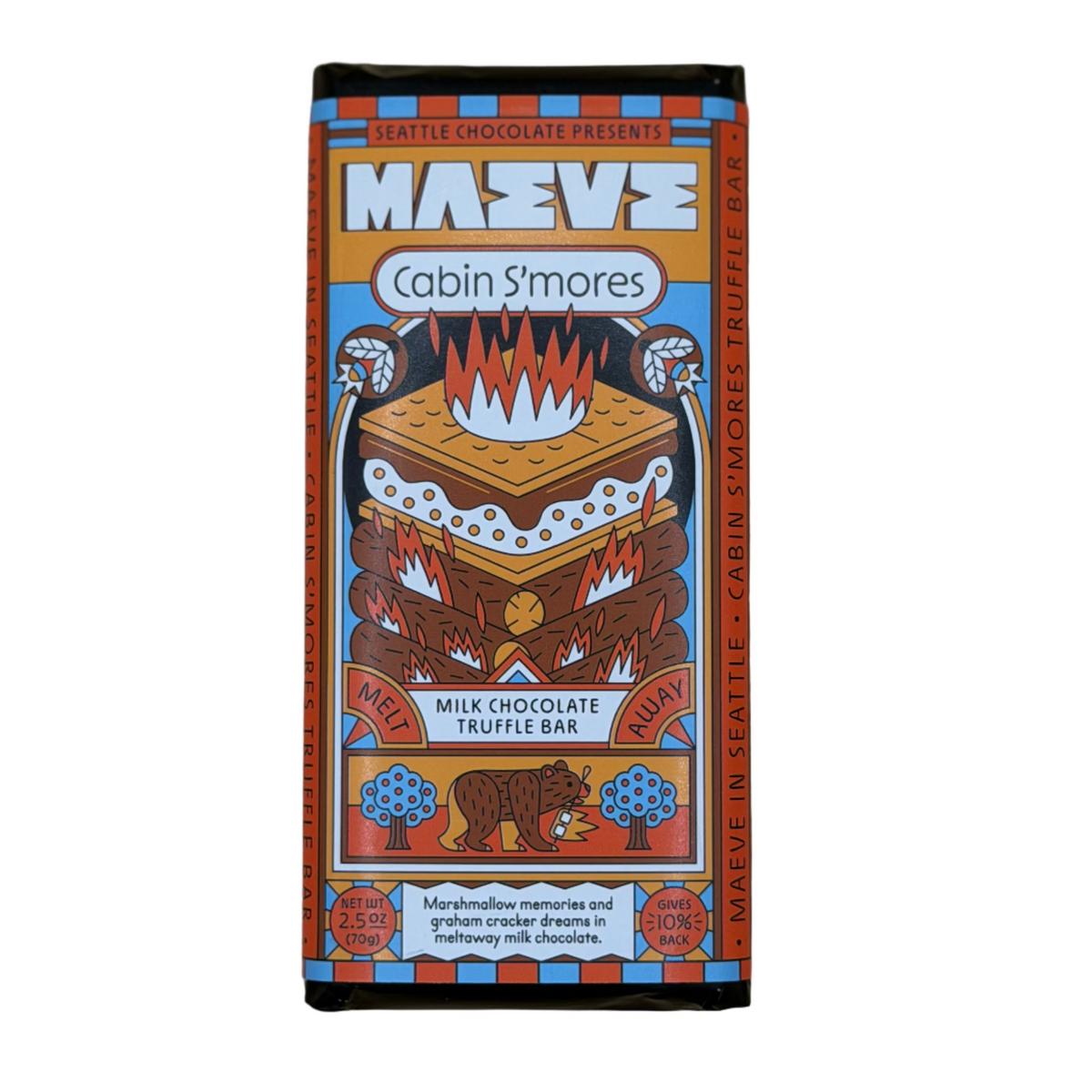 MAEVE S'mores Truffle Bar – Crafted Cacao Co