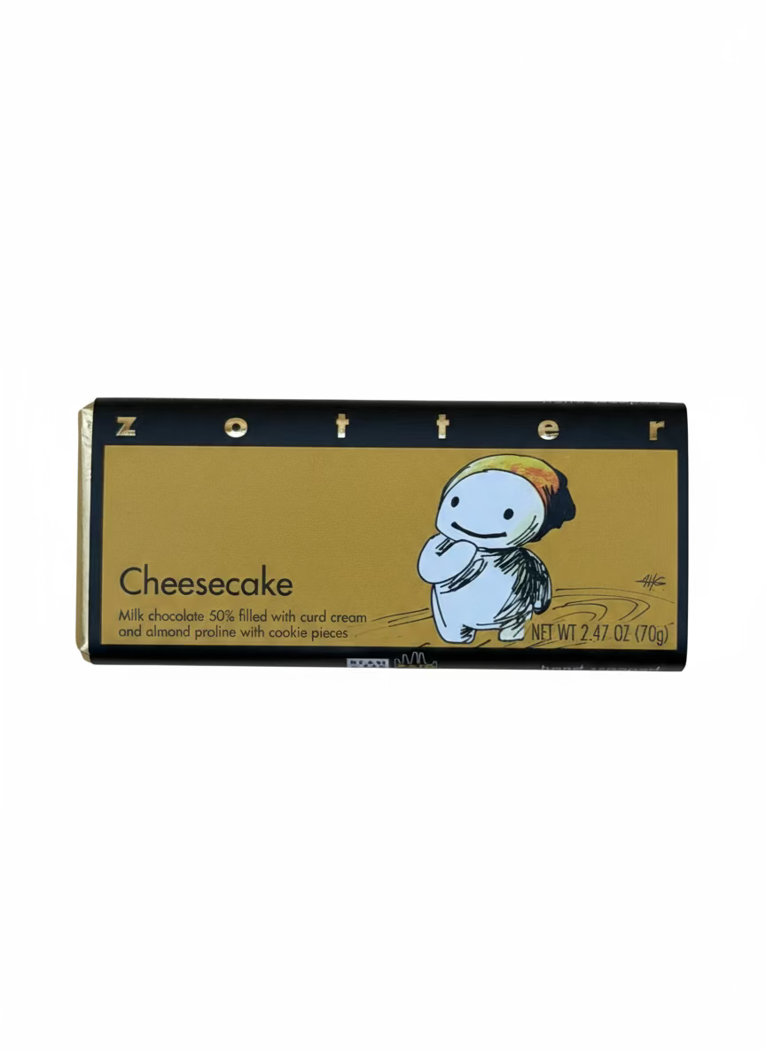 ZOTTER Cheesecake (Filled Chocolate Bar)