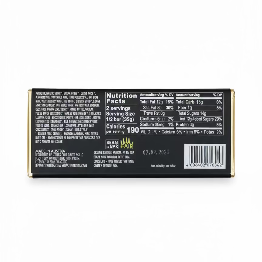 ZOTTER Cheesecake (Filled Chocolate Bar)