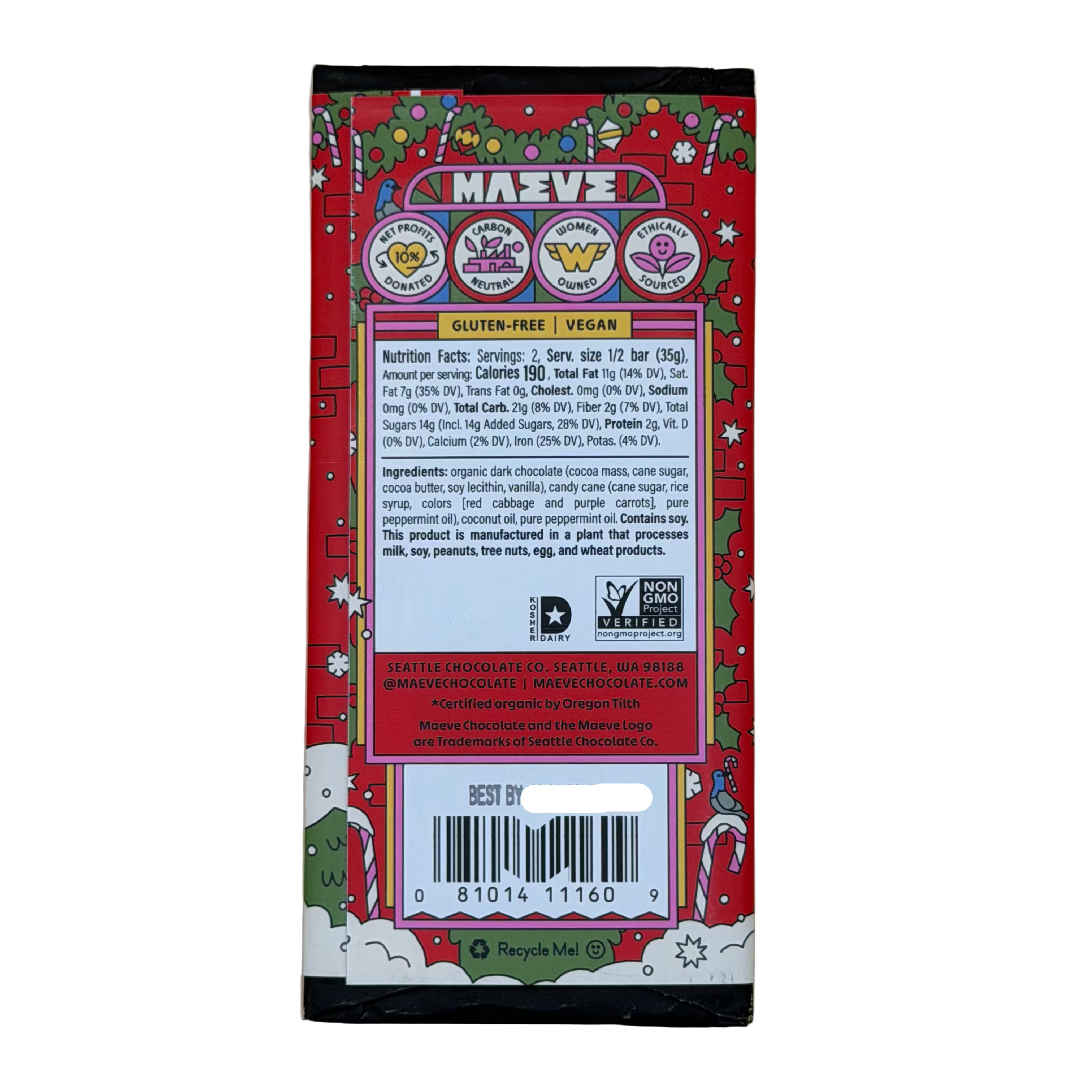 MAEVE Candy Cane Truffle Bar