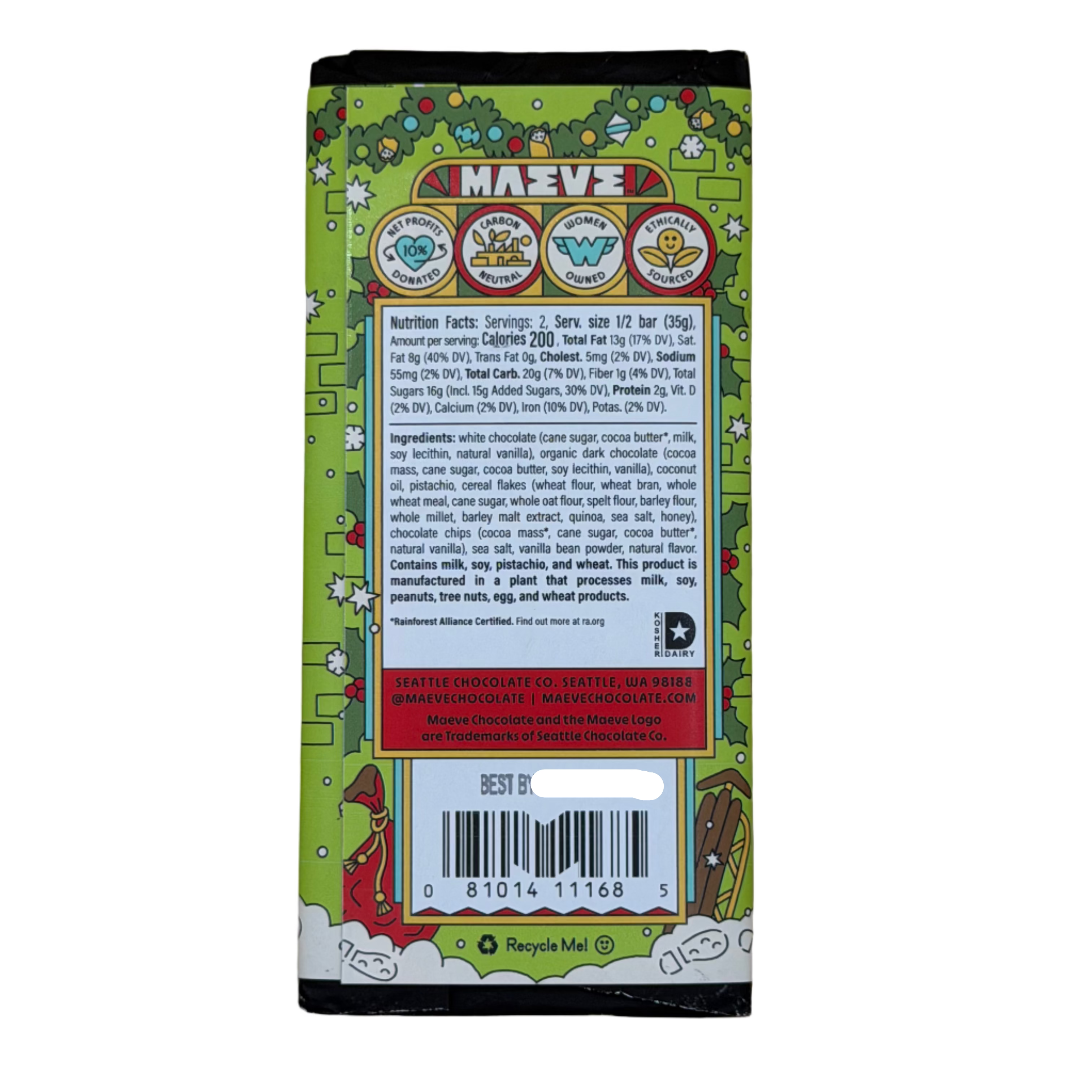 MAEVE Cozy Canolli Truffle Bar