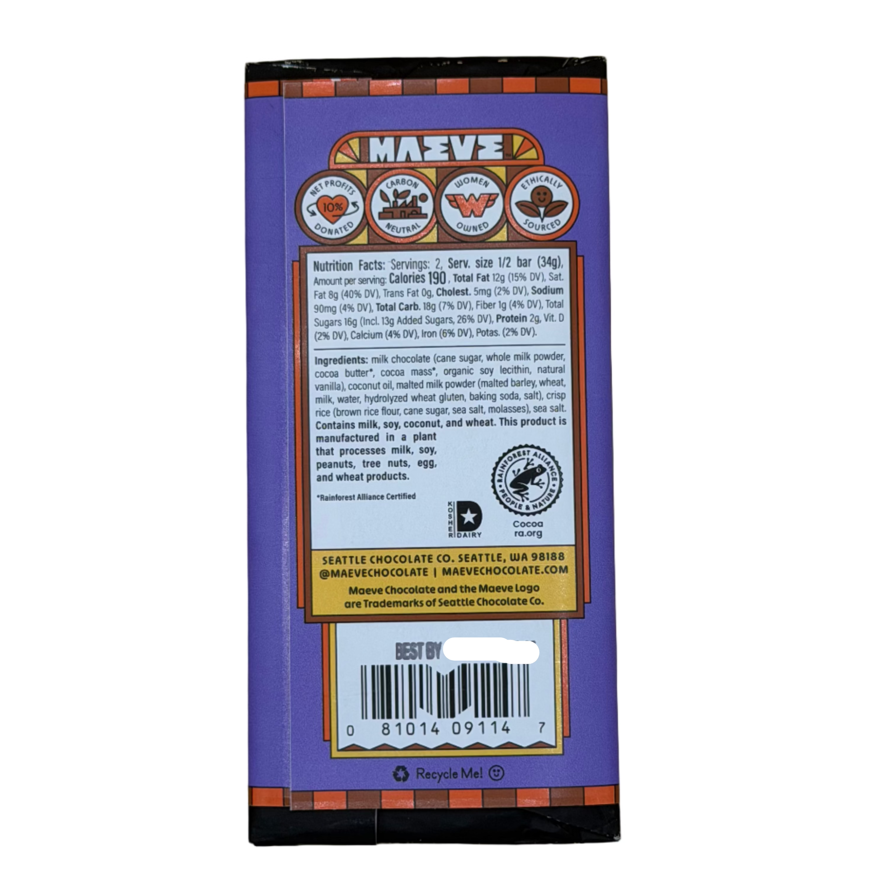 MAEVE Matinee Malt Balls Truffle Bar