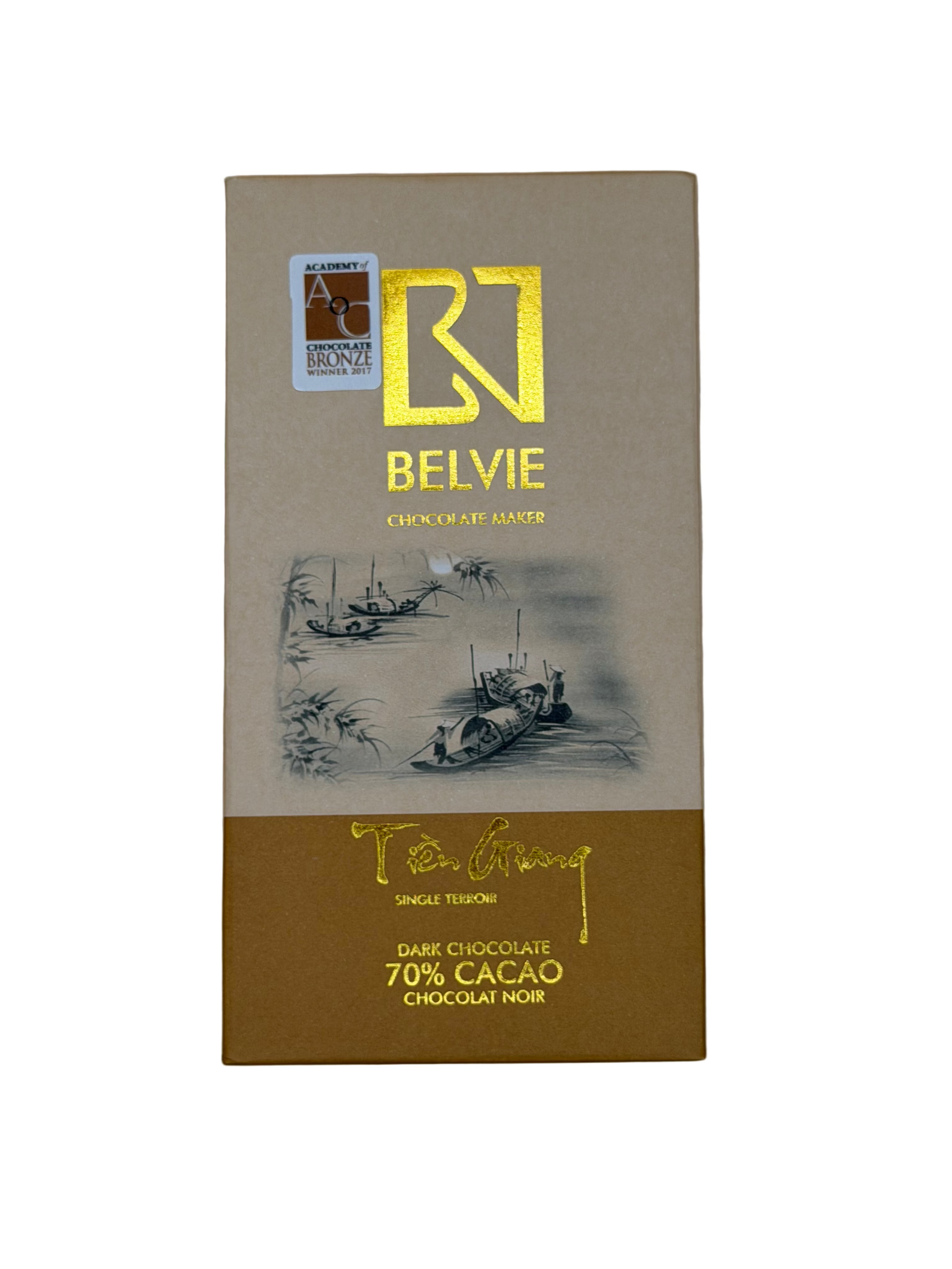 BELVIE 70% Tien Giang Dark Chocolate