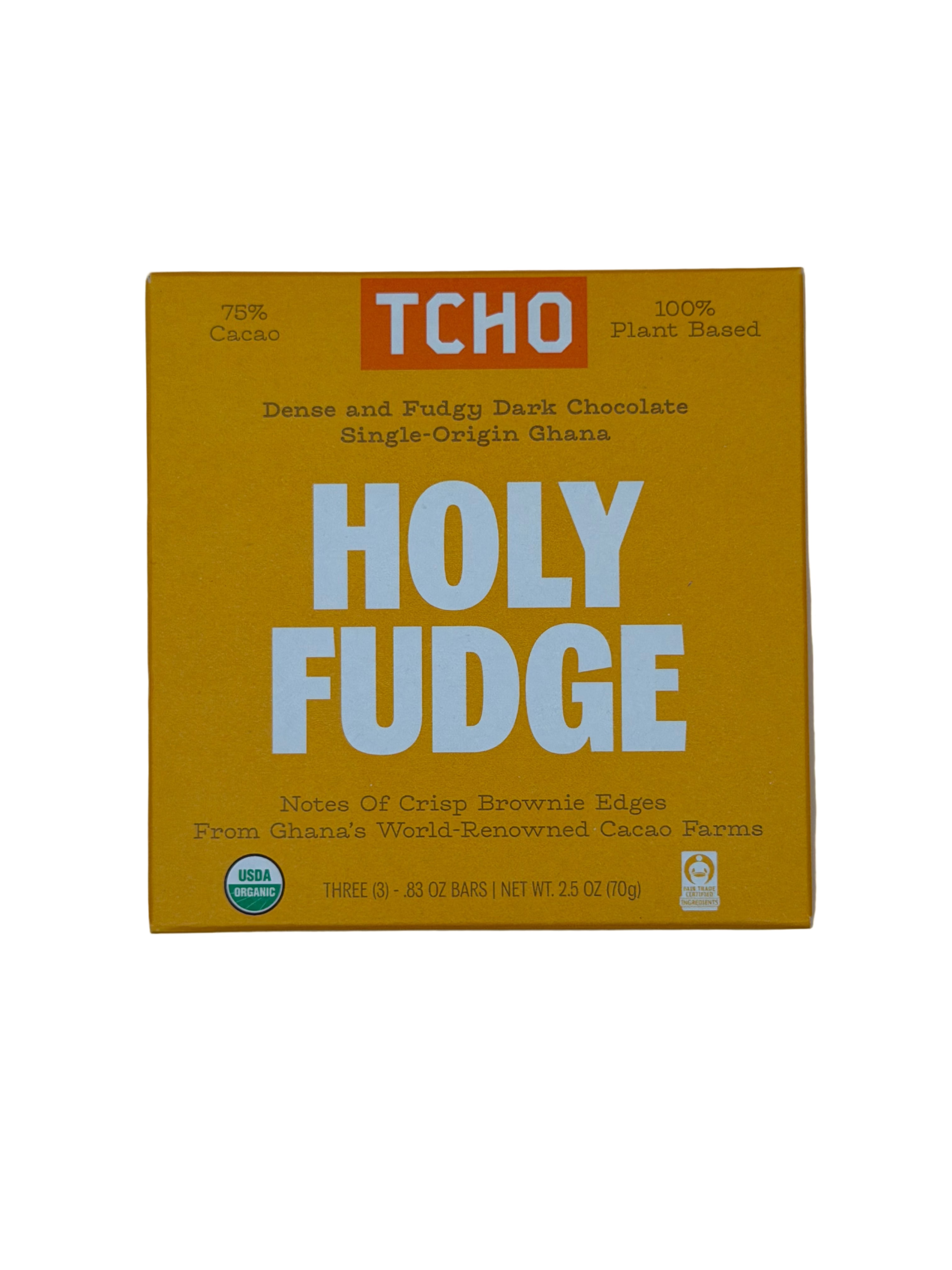 TCHO 75% Holy Fudge Dark Chocolate – Crafted Cacao Co