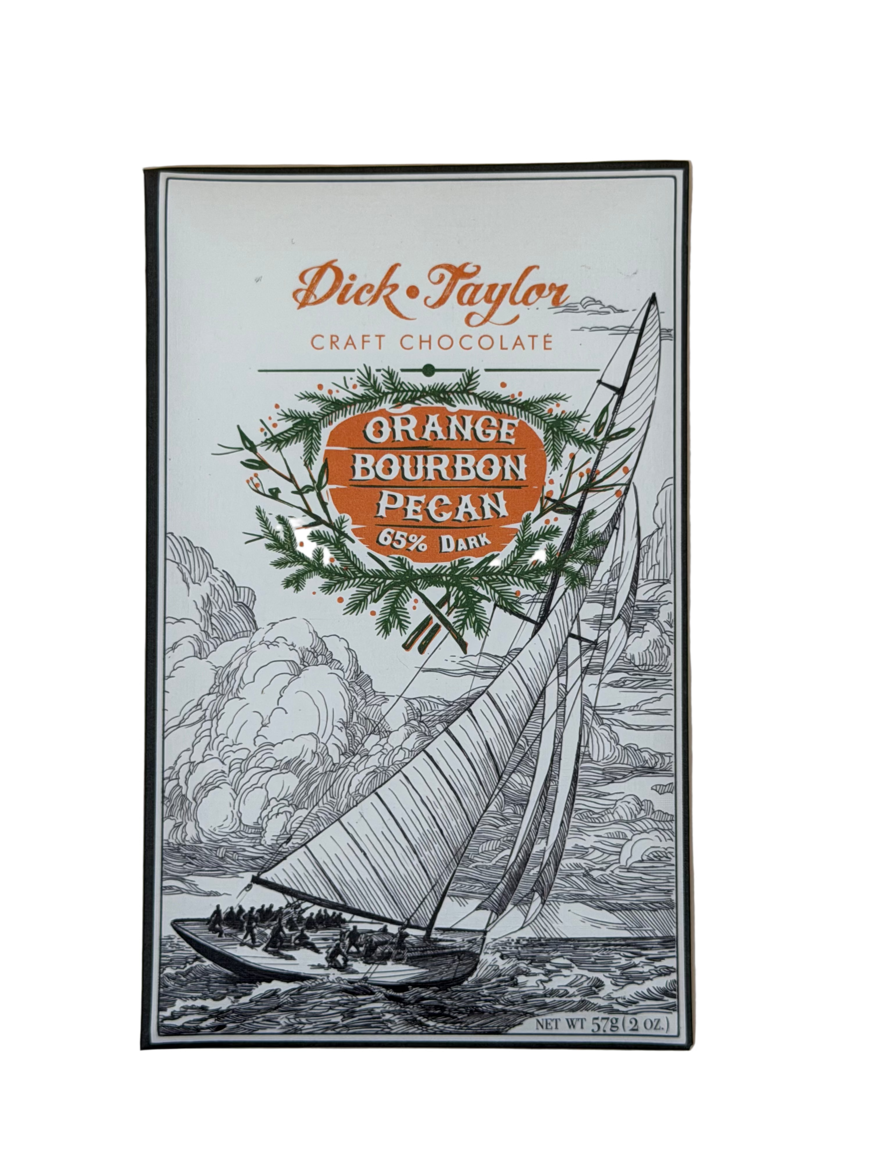 DICK TAYLOR 65% Dark Orange Bourbon Pecan - Seasonal
