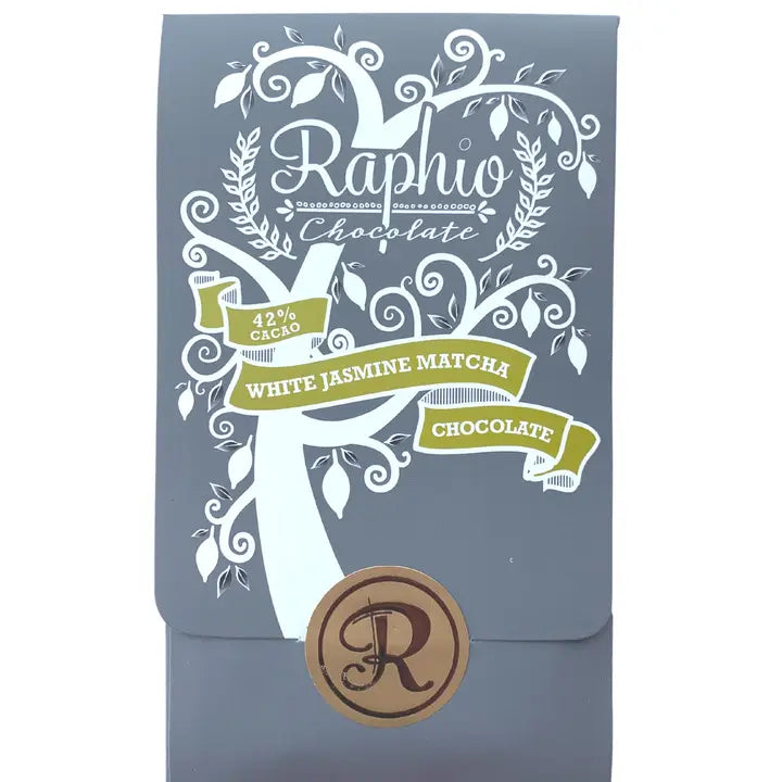 RAPHIO 42% Jasmine Matcha White Chocolate