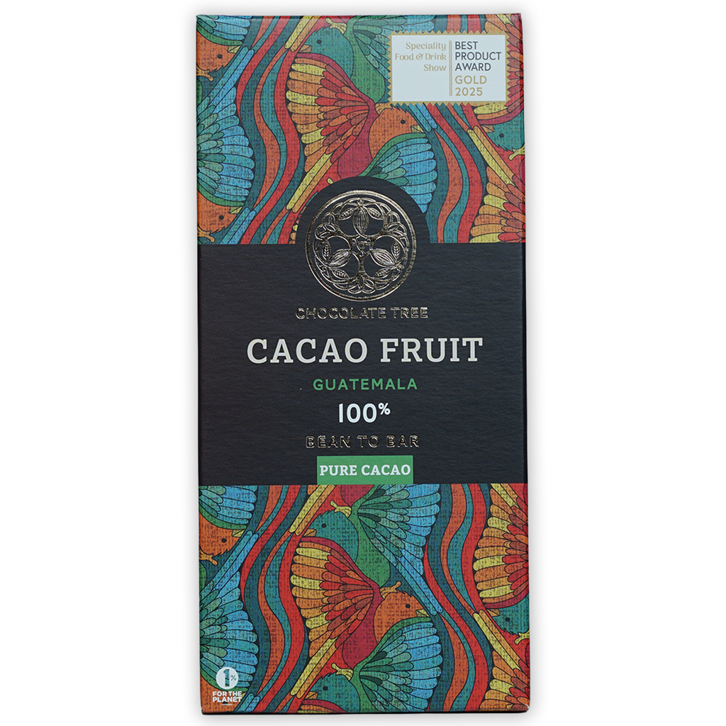 Chocolate Tree Dark Chocolate w/ Cacao Fruit 100%