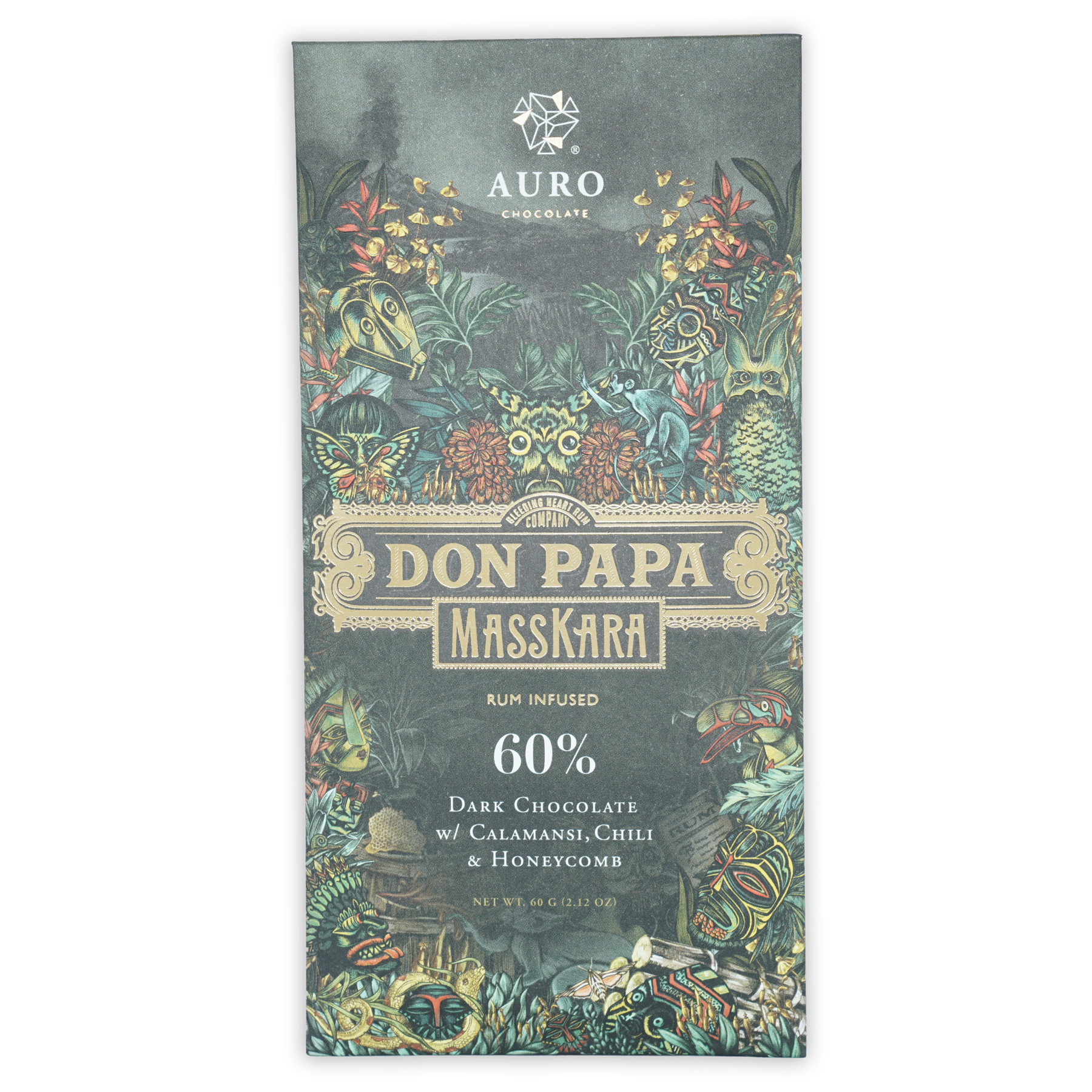Auro x Don Papa Rum Masskara Dark w/ Calamansi Chili & Honeycomb 60% (Limited Batch)