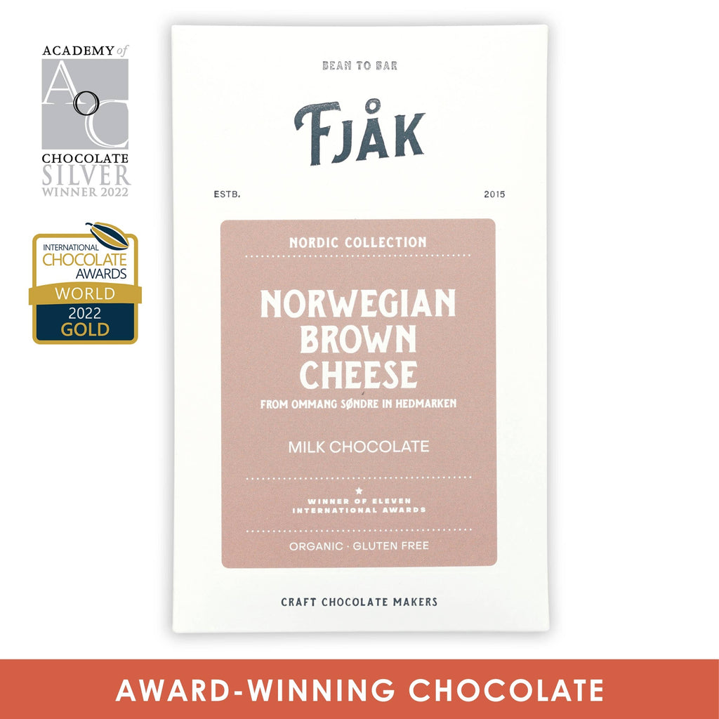 Fjak Milk Chocolate Bar w/ Brown Cheese 45% (Nordic Series)
